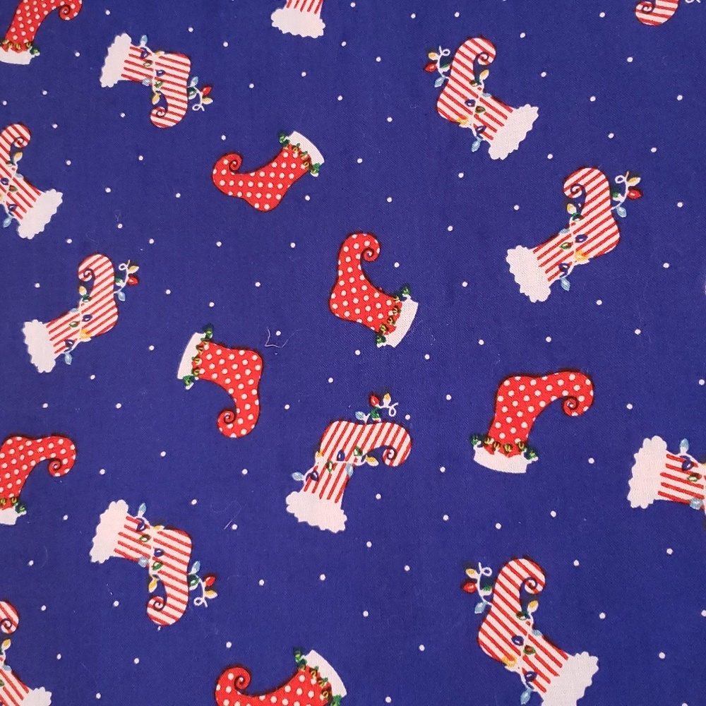 Christmas fabric Stockings